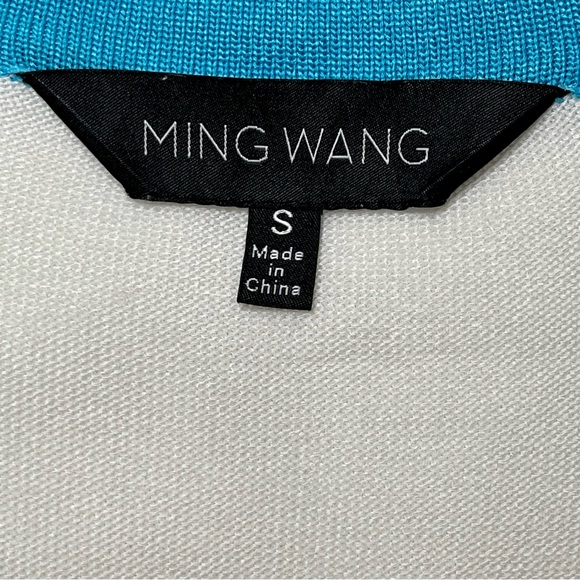 MING WANG 3 piece Color-block set: white/turquoise/lime - Picture 5 of 10